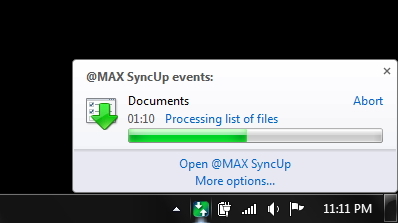 Faça backup, sincronize e restaure automaticamente seus arquivos do Windows com a bandeja do aplicativo @MAX SyncUp [Rewards]