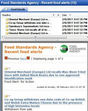 recall de produtos rss