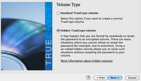 Como criar uma partição verdadeiramente oculta com o TrueCrypt 7 3 volume oculto