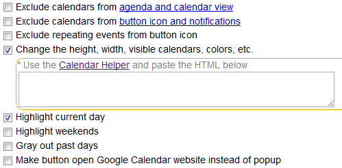 verificador mais para o calendário do google