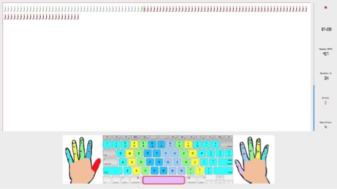 Aplicativo de digitação grátis para Virtuoso de teclado para Mac