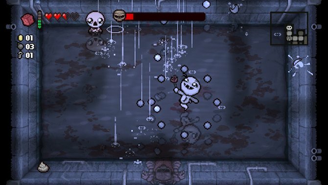 vinculação de isaac renascimento ios roguelike
