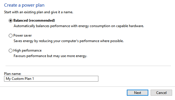 Está faltando o plano de energia de alto desempenho no Windows? Aqui está o plano de energia Fix windows10