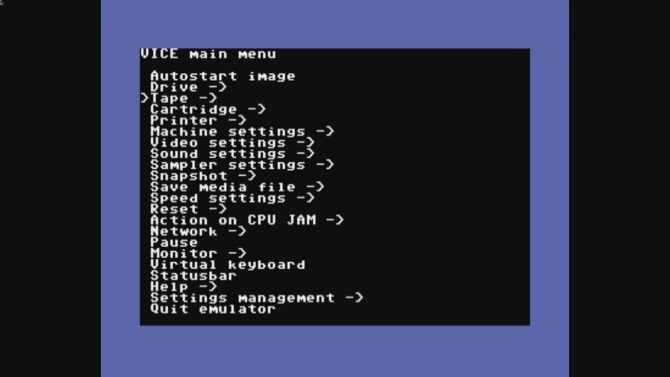 Iniciar automaticamente ROMs de jogos no VICE64 no Raspberry Pi