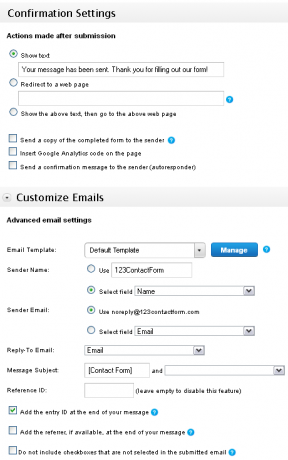 123FormBuilder: Crie facilmente vários tipos de formulários online 123ContactForm2