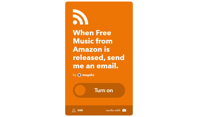 O melhor guia IFTTT: use a ferramenta mais poderosa da Web como um profissional 35IFTTT FreeAmazonMusicToEmail