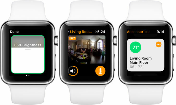 app para casa apple watch