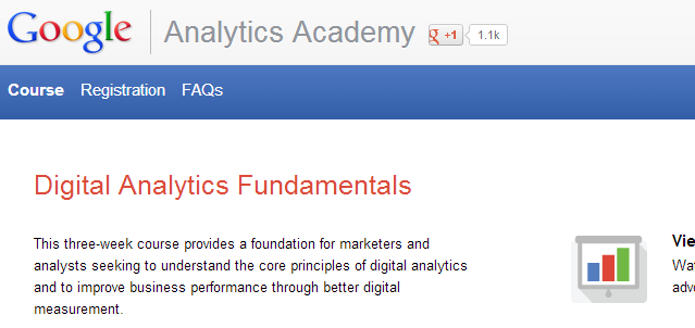 Google inicia o Analytics Academy para ensinar as pessoas sobre o analyticsacademy do Google Analytics