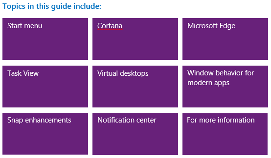 Guia oficial do Windows 10