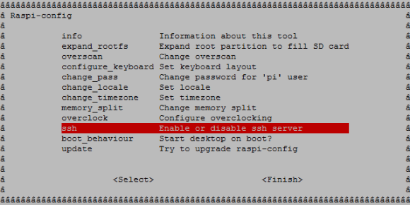 raspberry pi ssh