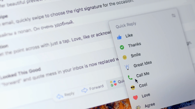 spark email app mac respostas rápidas