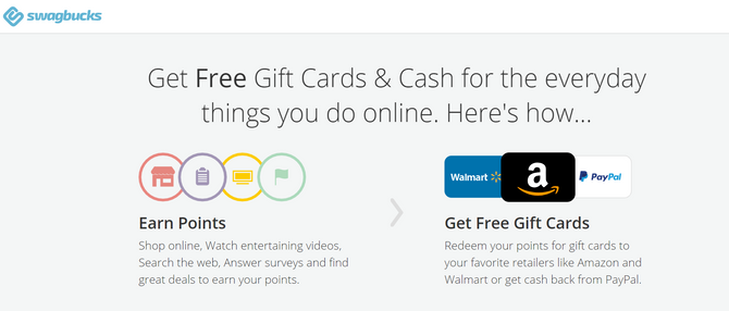 Site on-line da pesquisa paga da Swagbucks