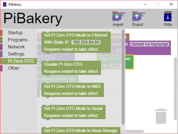 MakeUseOf Linux PiBakery Pi Zero Modo OTG