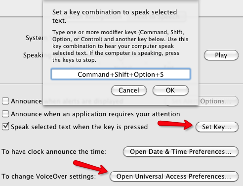 Mais 15 itens de preferências do sistema que um novo usuário de Mac deve saber sobre texttospeech