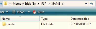 Como fazer o downgrade do PSP e atualizar para um firmware personalizado (2) pastas 1