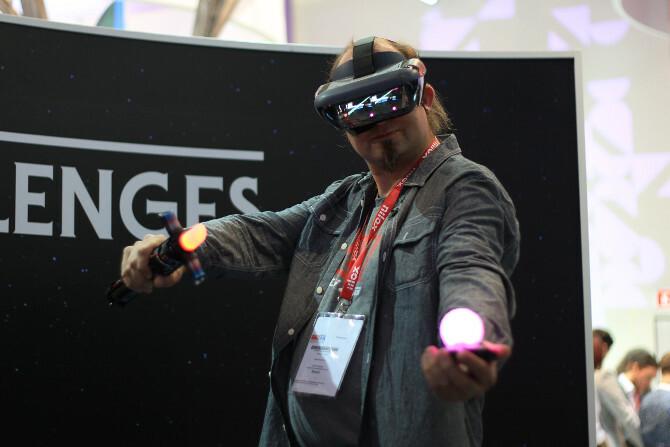 Realidade virtual e aumentada na IFA 2018 estava faltando em ação Levono Jedi Challenges 02 ifa2018