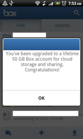 Box.net oferece atualização vitalícia de 50 GB para todos os usuários do Android