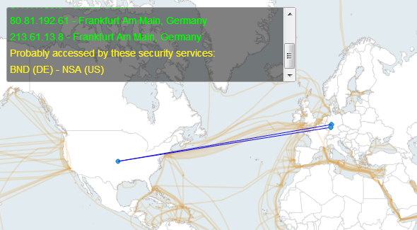 Demonstração do OpenDataCity Traceroute