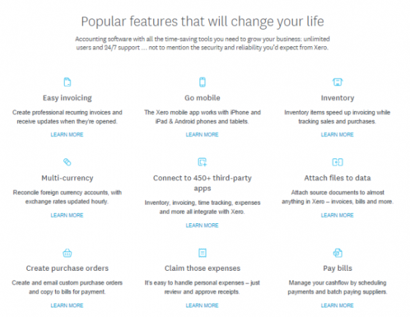 xero-features