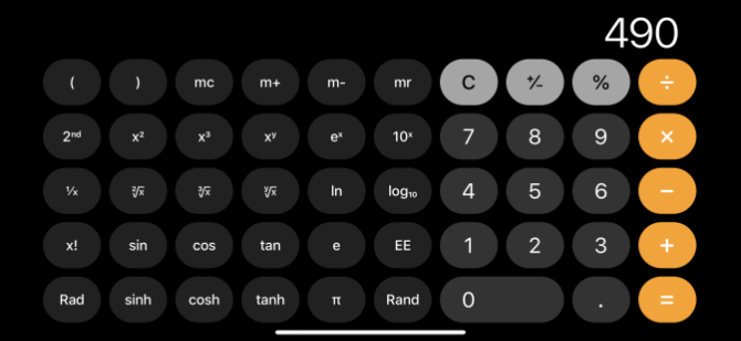 calculadora para iPhone