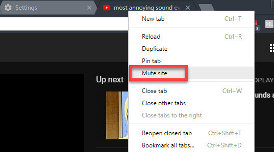 Como silenciar sites inteiros no site Chrome Mute Site