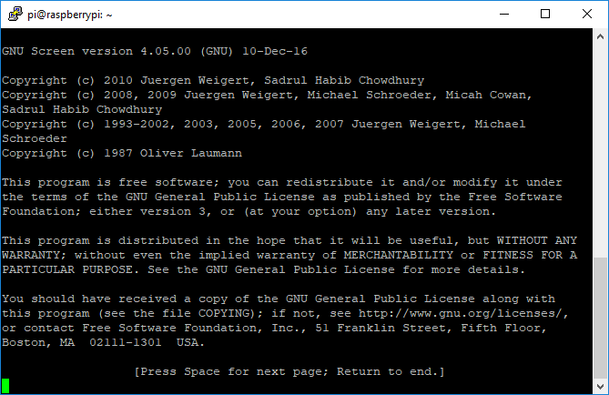 Licenciamento de Introdução ao Terminal de Tela GNU