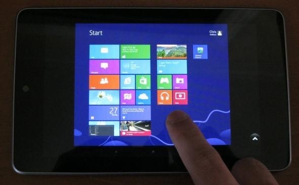 teste windows 8 no tablet android