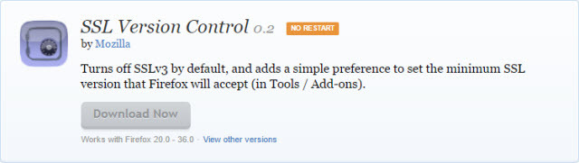 firefox-poodle-ssl-versão-controle-add-on