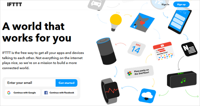 O melhor guia IFTTT: use a ferramenta mais poderosa da Web como um profissional 1IFTTT IFTTTMain