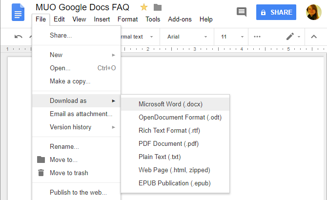 Baixe o Google Docs