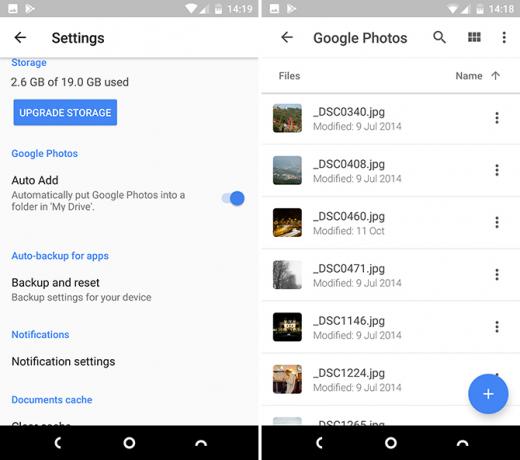 recursos do android google drive