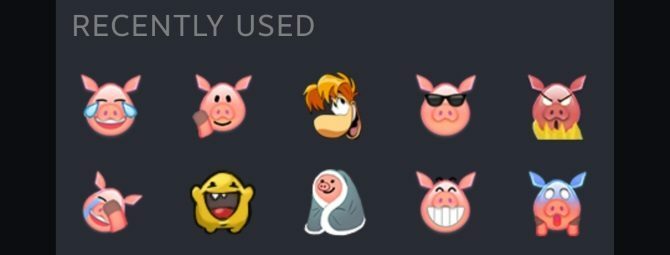 Discórdia vs. Steam Chat - emojis