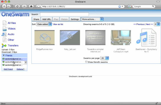 O OneSwarm torna o compartilhamento de arquivos P2P privado e pessoal 20 04 2009 20 23 28