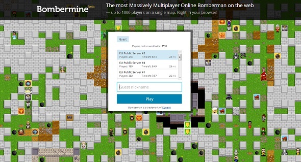 jogo online bomberman