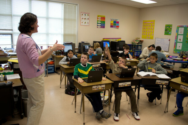 Chromebooks na sala de aula