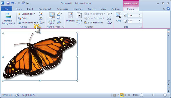 captura de tela do microsoft word