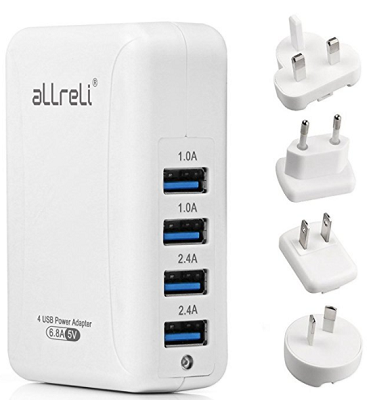 10 principais presentes da tecnologia para Globetrotters e World Travellers usb charger