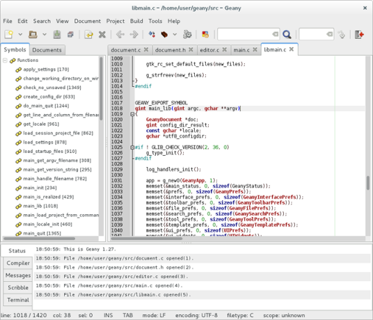 7 Melhores editores de texto para Linux e alternativas ao Gedit linux text editor geany