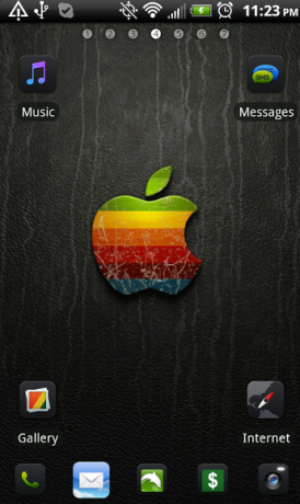 tema iphone no android