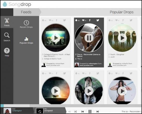 Songdrop: seu serviço de salvamento de músicas gratuito e favorito que você nem conhecia até agora Feeds populares de Songdrop