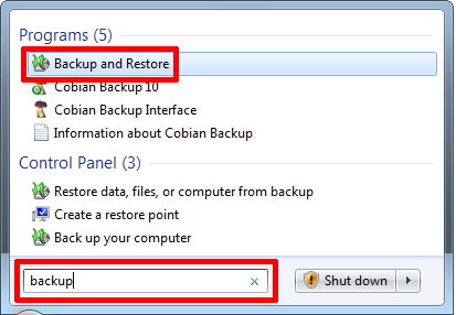 backup do windows 7