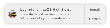 Instale High Sierra