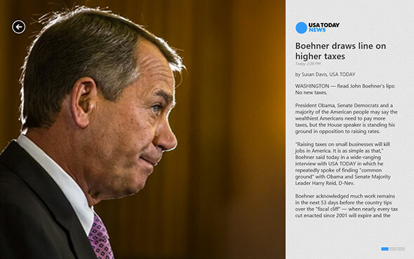 5 Apps de notícias em tela cheia para Windows 8 hoje