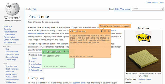 Notetaking Extension Chrome - Stickies