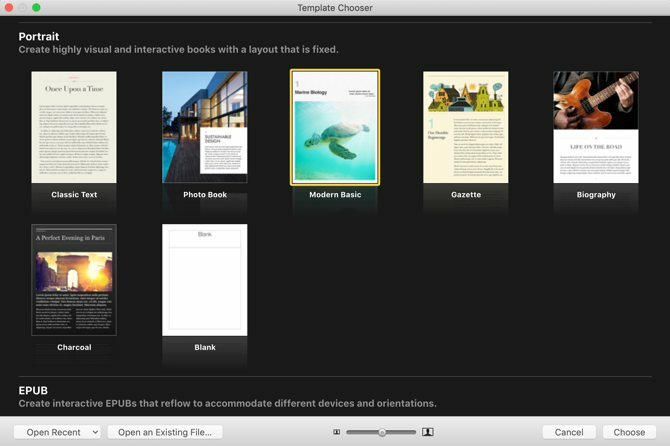 Como escrever um ebook: Modelos do autor do iBooks