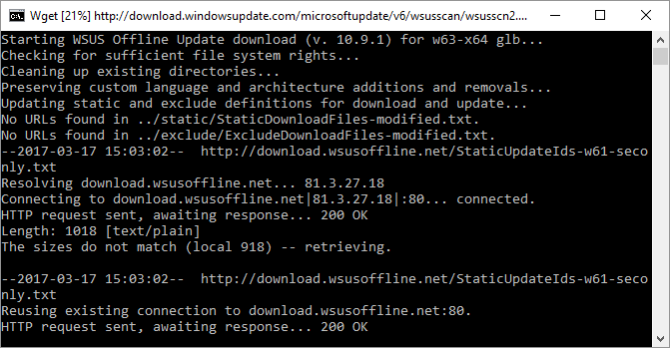 O Windows Update não funciona no Windows 7 e 8.1 em execução no novo hardware WSUS offline 02 670x348