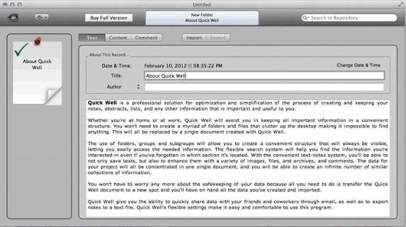 note taking utility for mac