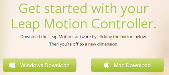 Configuração do Leap Motion Controller