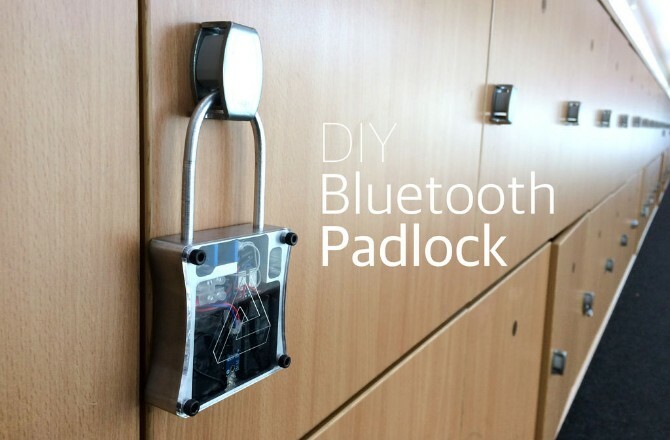 Cadeado Bluetooth desbloqueia com telefone