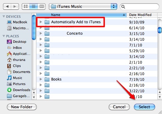 importar músicas para o itunes